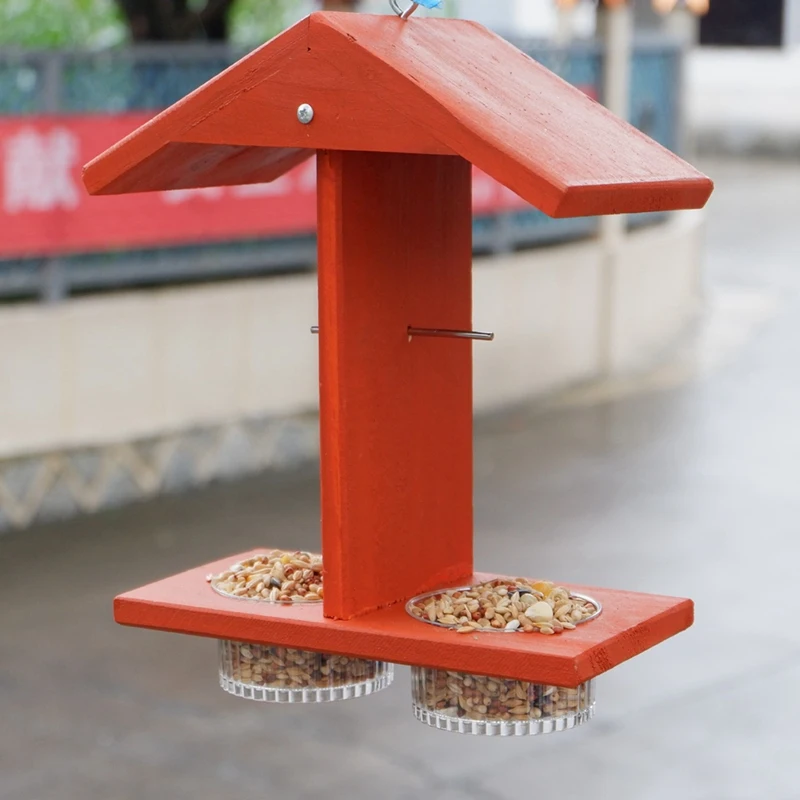 Wooden Bird Feeder Villa Garden Bird Feeder Outdoor Feeder Hanging Pet Feeder Balcony
Wooden Bird Feeder Villa Garden Bird Feeder Outdoor Feeder Hanging Pet Feeder Balcony