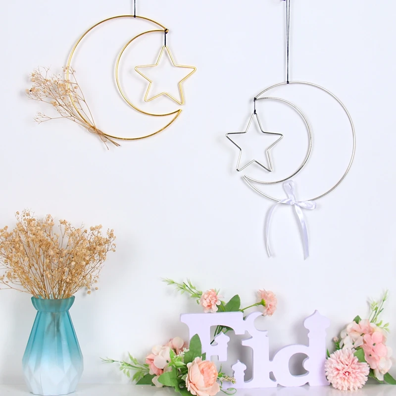 Eid Mubarak Metal Moon Star Hanging Frame Eid Al Adha Islamic Muslim Party Decorations For Home EID Mubarak Ramadan Kareem Decor
Eid Mubarak Metal Moon Star Hanging Frame Eid Al Adha Islamic Muslim Party Decorations For Home EID Mubarak Ramadan Kareem Decor