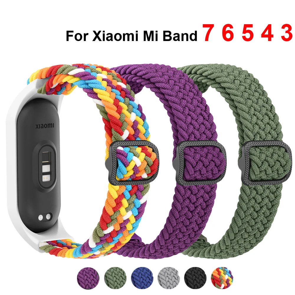 Ремешок Плетеный Соло для Xiaomi Mi Band 7 6 5 4 3, эластичный регулируемый браслет для Amazfit Band 5, браслет для наручных часов
Ремешок Плетеный Соло для Xiaomi Mi Band 7 6 5 4 3, эластичный регулируемый браслет для Amazfit Band 5, браслет для наручных часов
