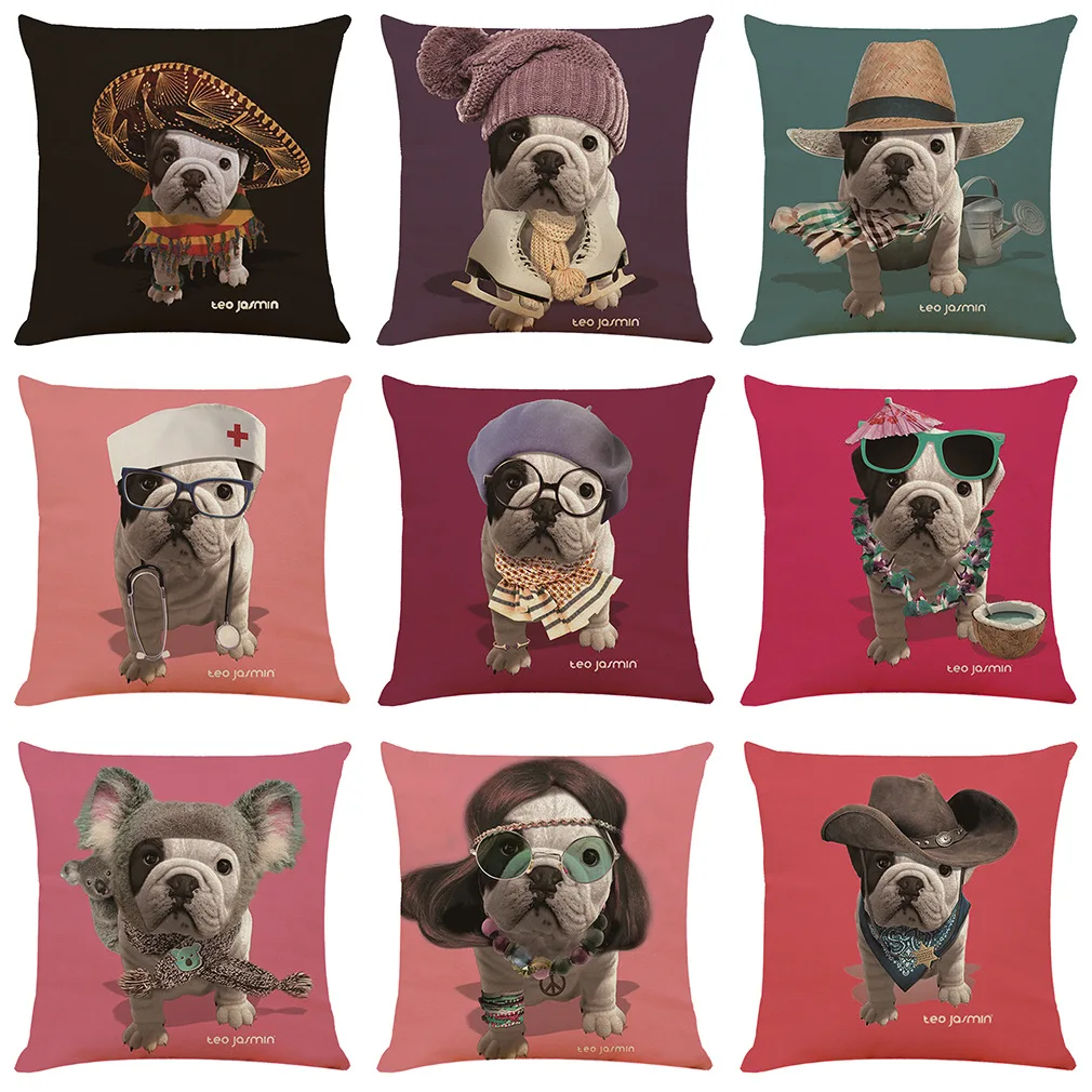 Funny Dog Man Pillow Covers Decorative Cowboy Dog Pillows Case for Living Room Decorative Cushions for Bed Sofa Pillowcase 40x40
Funny Dog Man Pillow Covers Decorative Cowboy Dog Pillows Case for Living Room Decorative Cushions for Bed Sofa Pillowcase 40x40