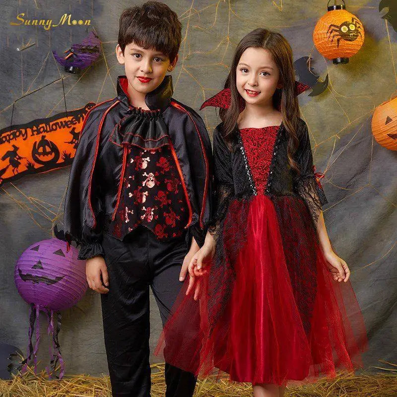 Fashion Girls Boys Top+Pant 2PCS Clothes Halloween Infant Toddler Teens Princess TUTU Dress Death Vampire Cosplay Costume 2-16Y
Fashion Girls Boys Top+Pant 2PCS Clothes Halloween Infant Toddler Teens Princess TUTU Dress Death Vampire Cosplay Costume 2-16Y