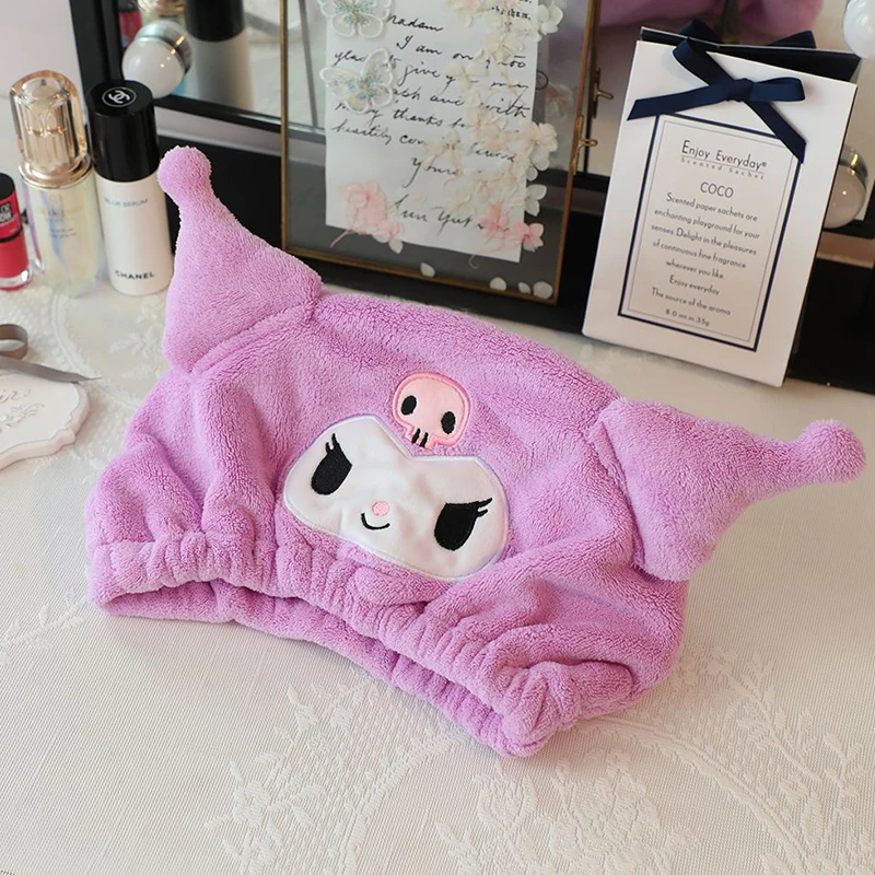 Sanrio Kawaii Kuromi душевая шапочка Cinnamoroll My Melody аниме мультфильм милый дом ванная новая милая впитывающая быстросохнущая шапочка для волос
Sanrio Kawaii Kuromi душевая шапочка Cinnamoroll My Melody аниме мультфильм милый дом ванная новая милая впитывающая быстросохнущая шапочка для волос