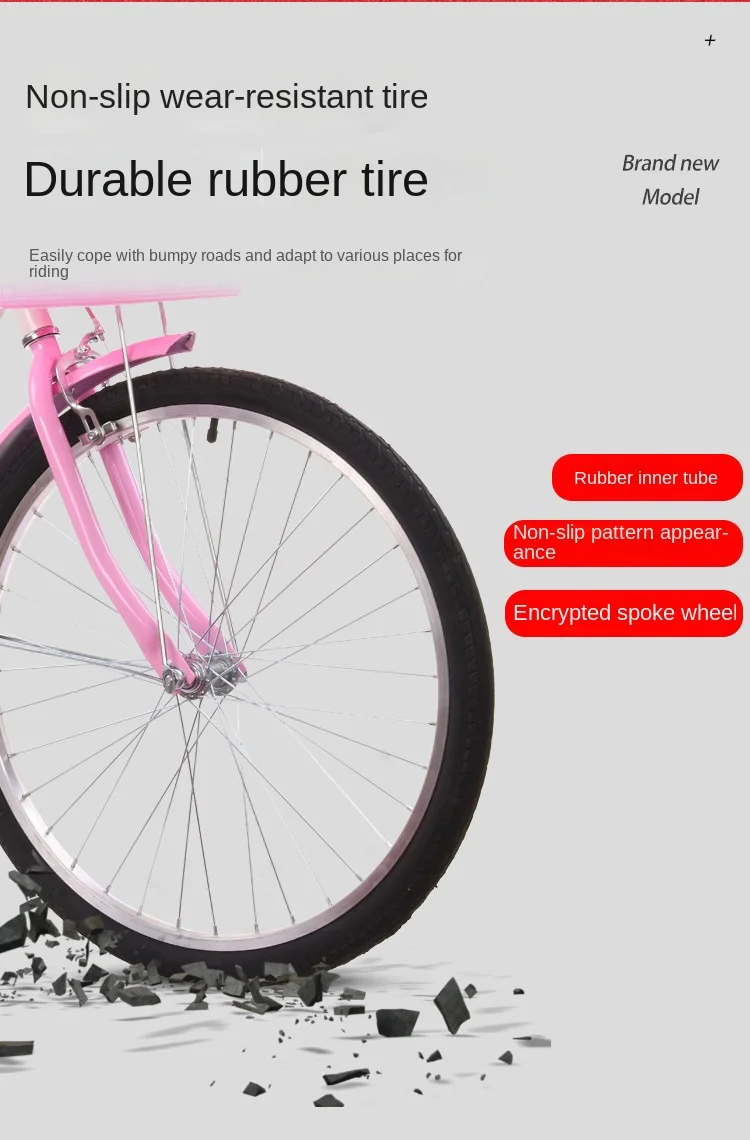 Cycling City20/22/24/26 pulgadas para hombre y mujer, bicicletas ligeras para ir al trabajo, para estudiantes, para ocio, 2024 Cycling City20/22/24/26 pulgadas para hombre y mujer, bicicletas ligeras para ir al trabajo, para estudiantes, para ocio, 2024