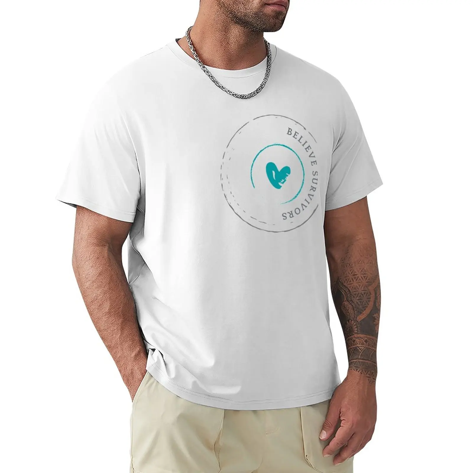 We Believe Survivors (blue) T-Shirt Short sleeve tee anime customizeds Men's clothing
We Believe Survivors (blue) T-Shirt Short sleeve tee anime customizeds Men's clothing