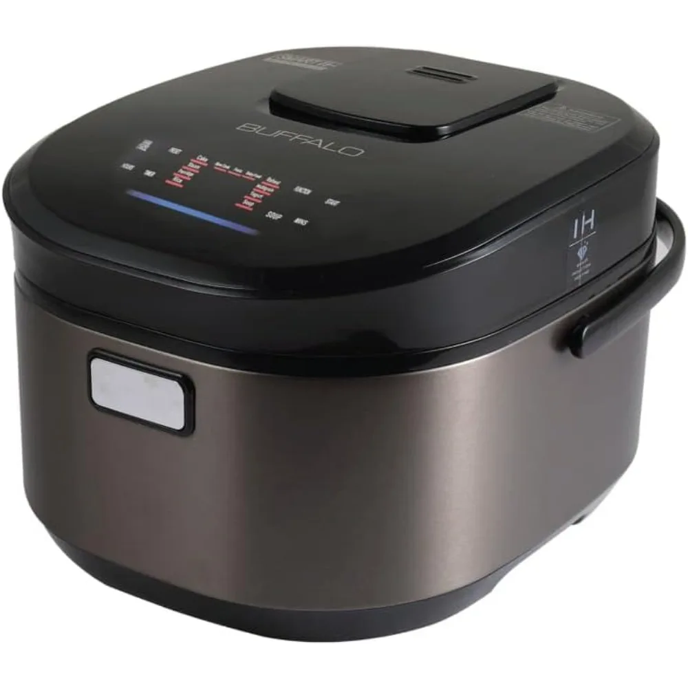 

Buffalo Titanium Grey IH SMART COOKER,Rice Cooker,Warmer, 1.8L,10 cups of rice,Non-Coating inner pot,Efficient,Multiple function