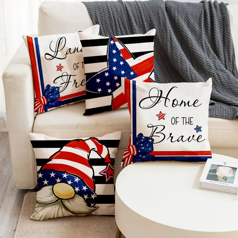 Independence Day Land Of The Free Pattern Printed Square Pillowslip Linen Blend Cushion Cover Pillowcase Living Room Home Decor
Independence Day Land Of The Free Pattern Printed Square Pillowslip Linen Blend Cushion Cover Pillowcase Living Room Home Decor