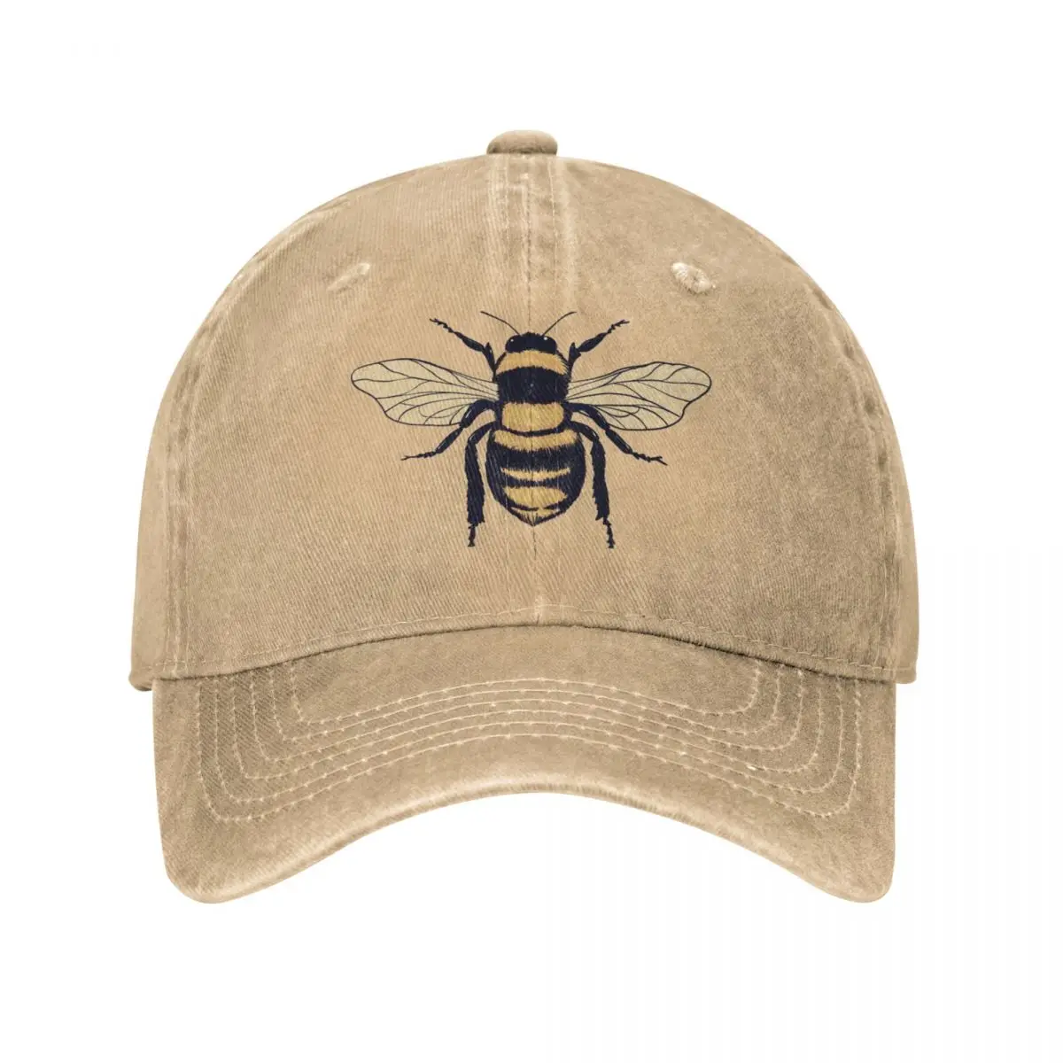 

cute beautiful bee with pretty colors Cowboy Hat baseball cap man streetwear thermal visor baseball cap men Women's