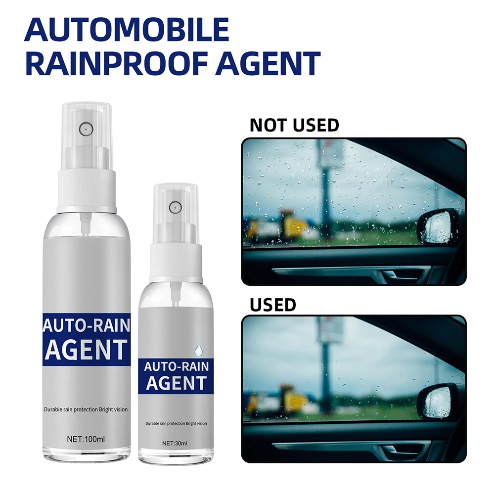 New 30/100ML Car Window Glass Film Rainproof Antifogging Coating Agent Waterproof Coating Spray For Windshield Rearview Mirror
New 30/100ML Car Window Glass Film Rainproof Antifogging Coating Agent Waterproof Coating Spray For Windshield Rearview Mirror