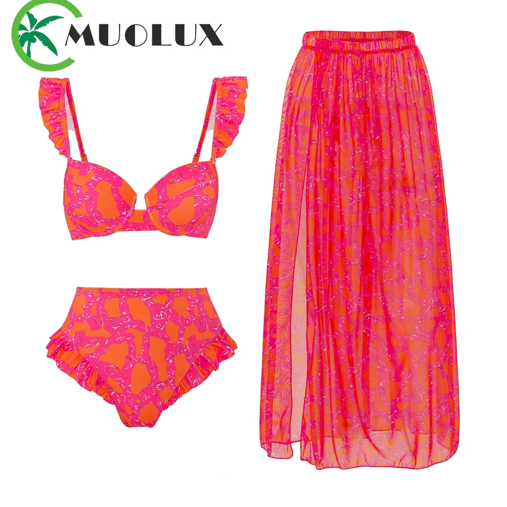 MUOLUX 2024 Sexy 3D Flower One Piece Swimsuit Women Swimwear Ruffle Print Monokini Brazilian Beach Bathing Suits Cover Up Dress
MUOLUX 2024 Sexy 3D Flower One Piece Swimsuit Women Swimwear Ruffle Print Monokini Brazilian Beach Bathing Suits Cover Up Dress