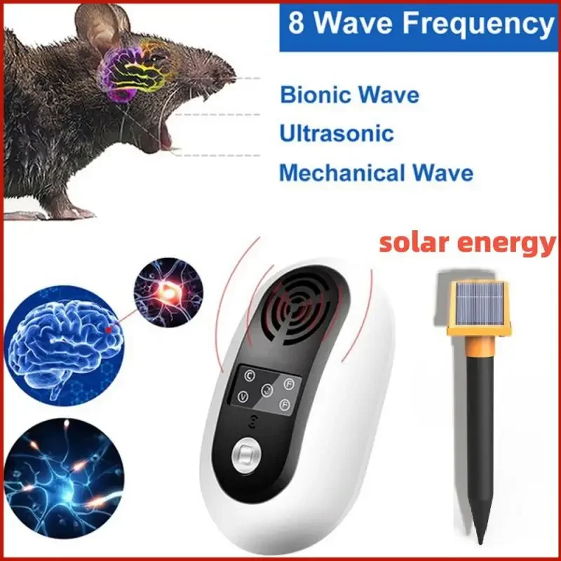 

Ultrasonic Rat Pest Repeller Electronic Mouse Mosquito Insect Killer Household Spiders Pest Rodents Control Device EU US Plug