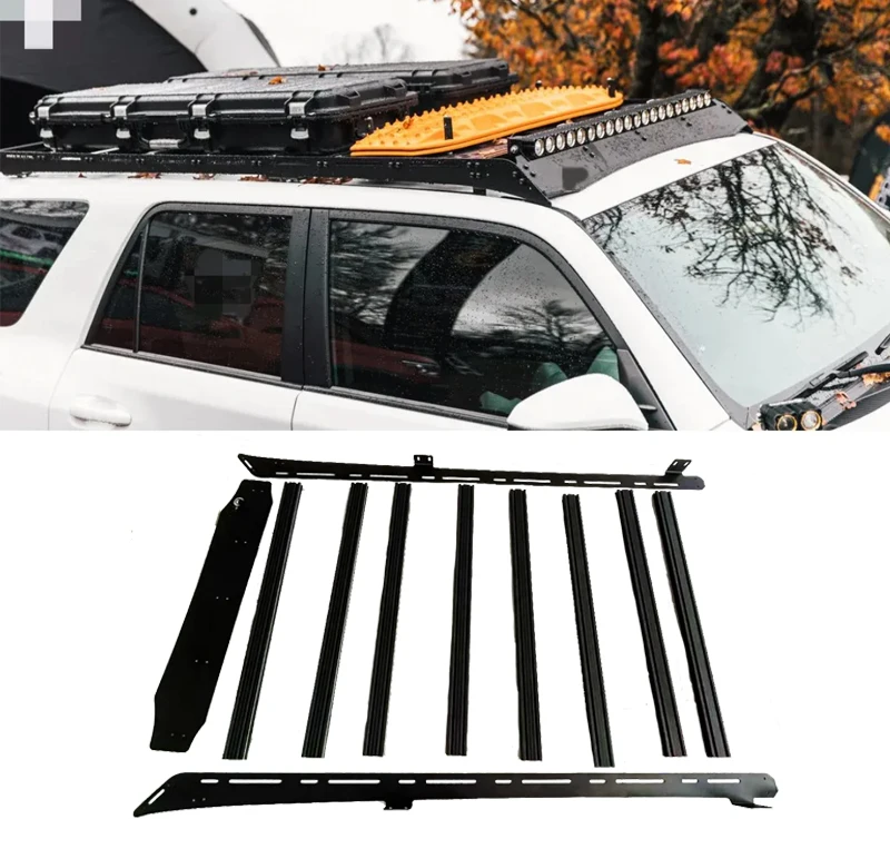 

Spedking 2010-2022 Aluminium 4x4 accessories pickup Luggage rack truck roof rack for Toyota 4runner