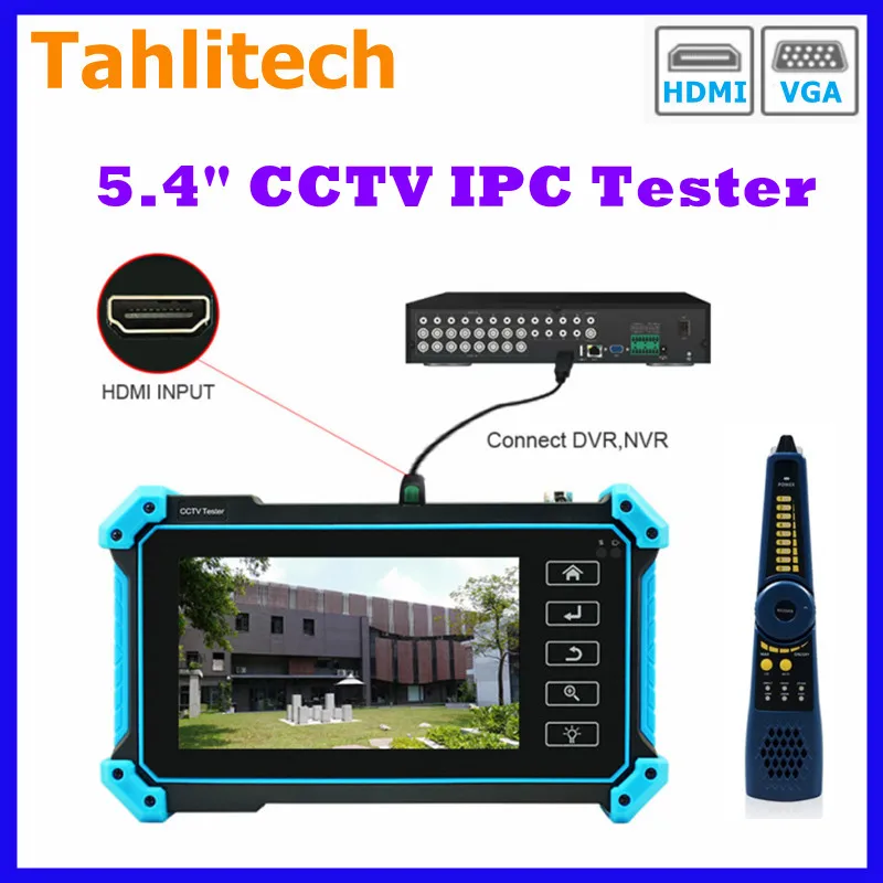 

Original 4K CCTV IPC Tester 8MP AHD CVI TVI Camera 12MP IP Camera Testing VGA HDMI PTZ PoE Wifi UTP Network Cable Tracer Battery
