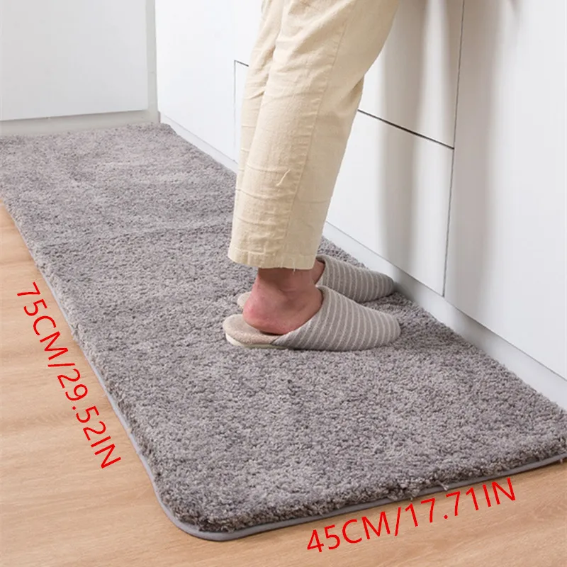 450MMx750MM Velvet material strong absorbent bathroom non-slip mat carpet floor mat kitchen mat 
450MMx750MM Velvet material strong absorbent bathroom non-slip mat carpet floor mat kitchen mat
