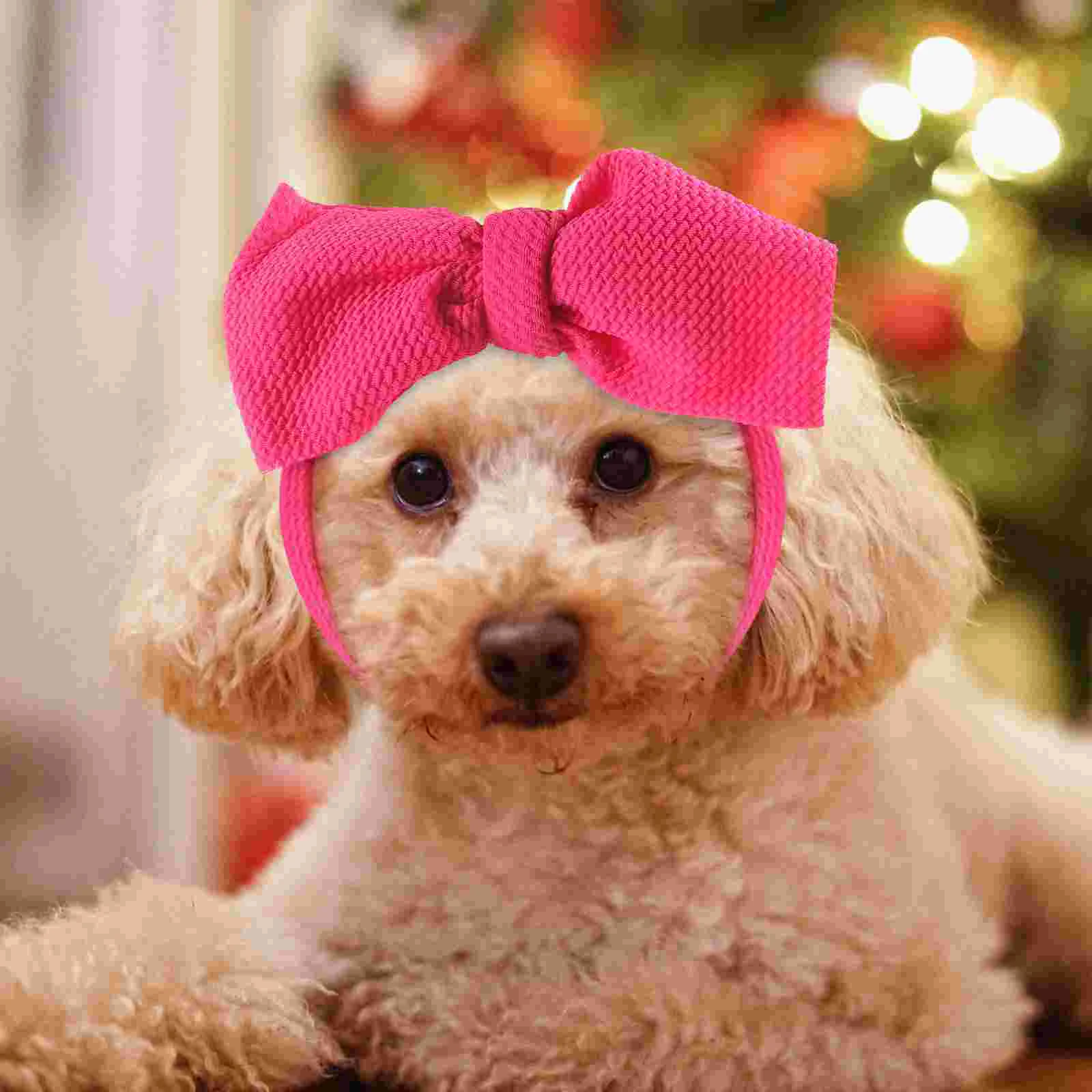 Dog Headband Pet Bow Supplies Clothing Kitten Headwear Polyester Party Props Headdress
Dog Headband Pet Bow Supplies Clothing Kitten Headwear Polyester Party Props Headdress