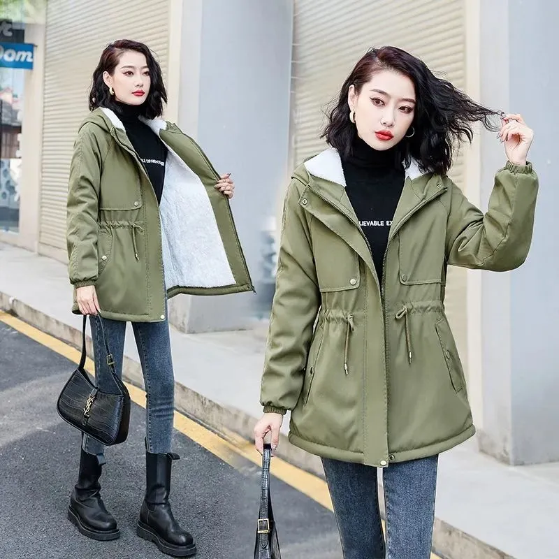 Winter Jackets 2023Fashion New Thick Women Parkas Slim Cotton Coats Solid Trench Coat Warm Female Outwear Hooded Windbreake Tops
Winter Jackets 2023Fashion New Thick Women Parkas Slim Cotton Coats Solid Trench Coat Warm Female Outwear Hooded Windbreake Tops