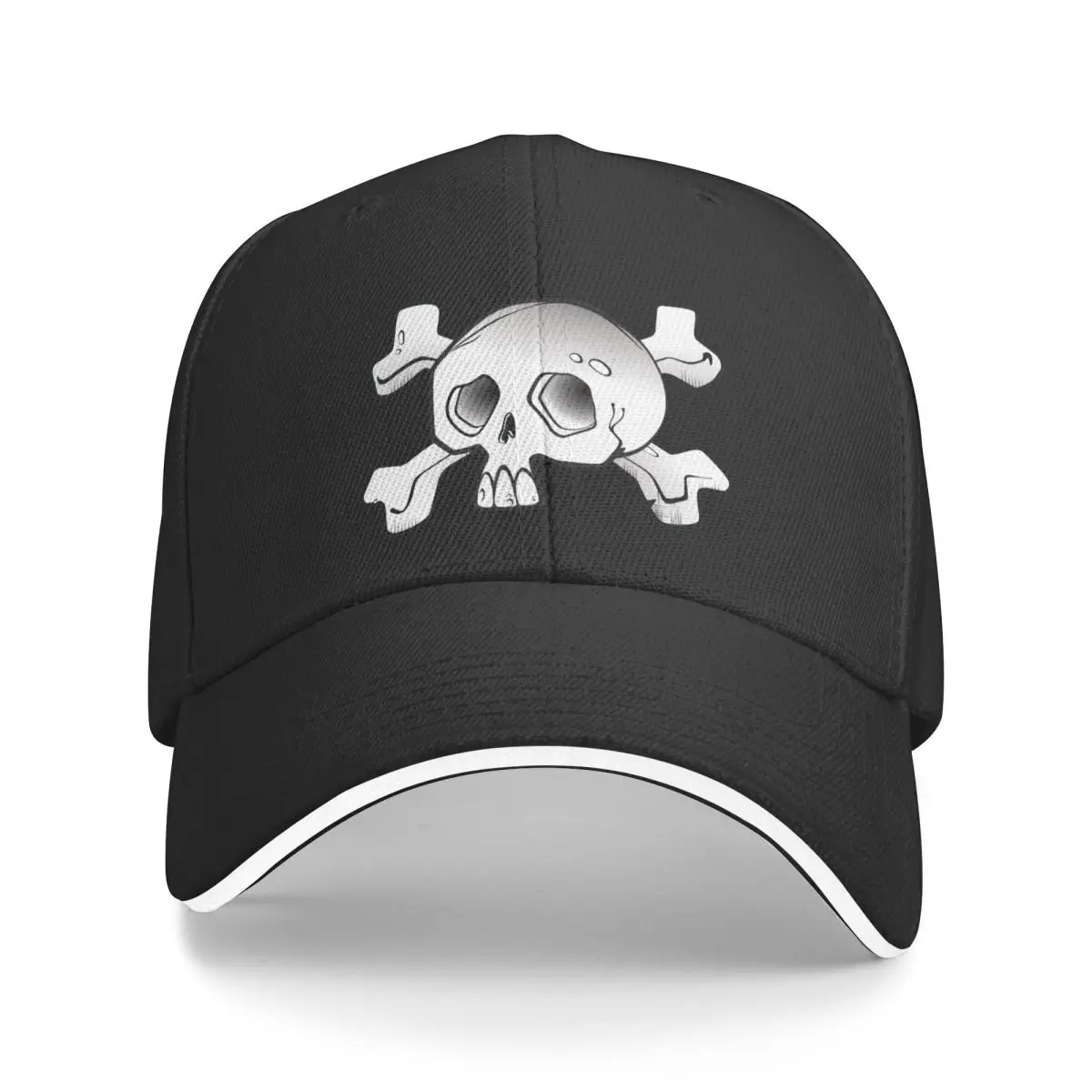 

Новинка бейсболка с изображением пиратского символов с черепом и косточками Jolly, кепка с застежкой сзади, Солнцезащитная шляпа, Пляжная Мужская одежда для гольфа, Женская