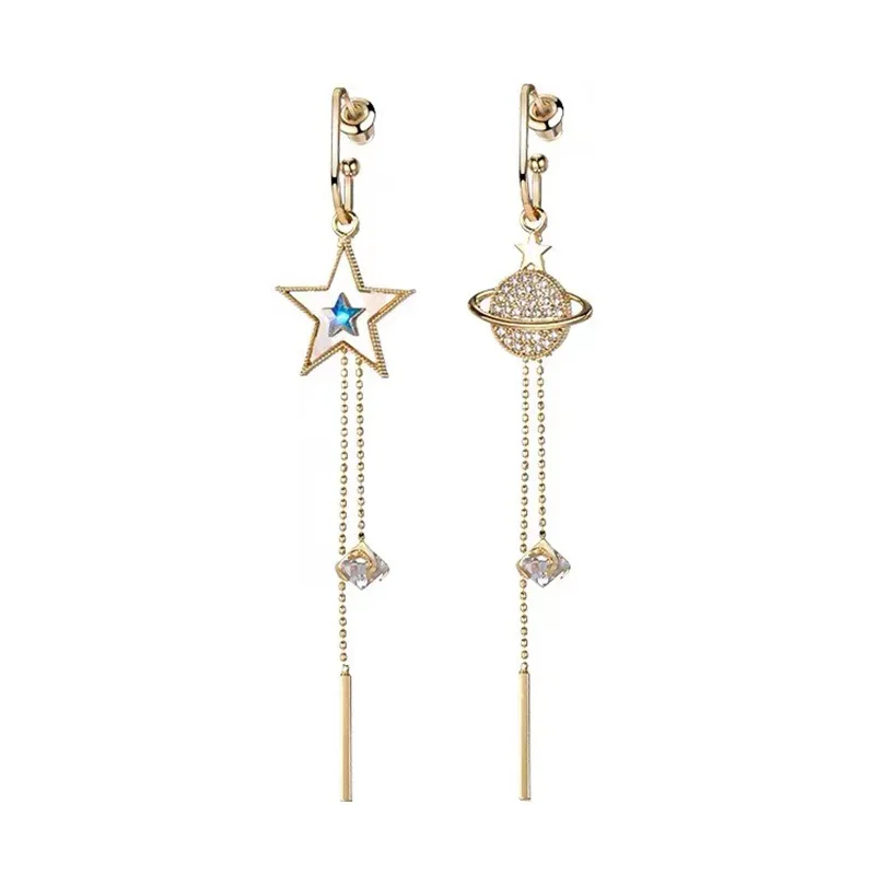 New Fashion Pentagram Asymmetric Long Tassel Earrings for Women Exquisite Rhinestone Planet Earring Wedding Party Jewelry 9 Mallzona Sa620be924b7f4aa393454e0cd60c81c0E New Fashion Pentagram Asymmetric Long Tassel Earrings for Women Exquisite Rhinestone Planet Earring Wedding Party Jewelry Mallzona