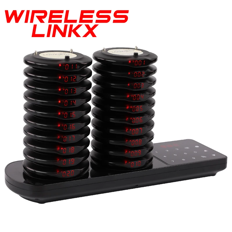 Wireless Restaurant Pager System Dual Charging Base Calling System Coaster For Food Truck Cafe Church Clinic Coffee Shop
Wireless Restaurant Pager System Dual Charging Base Calling System Coaster For Food Truck Cafe Church Clinic Coffee Shop