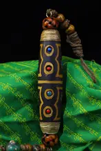 5" Tibetan Temple Collection Old natural agate filigree mosaic Gem Dzi Beads nine eyeballs pendant Town house Exorcism
5" Tibetan Temple Collection Old natural agate filigree mosaic Gem Dzi Beads nine eyeballs pendant Town house Exorcism