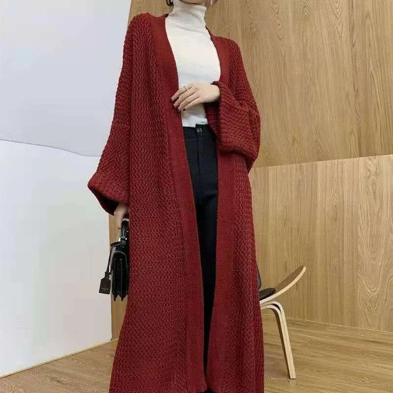 Autumn Winter Long Sweater Cardigan Women Casual Loose Knitted Long Sleeve Jumper Thick Open Stitch Sweaters Coats
Autumn Winter Long Sweater Cardigan Women Casual Loose Knitted Long Sleeve Jumper Thick Open Stitch Sweaters Coats