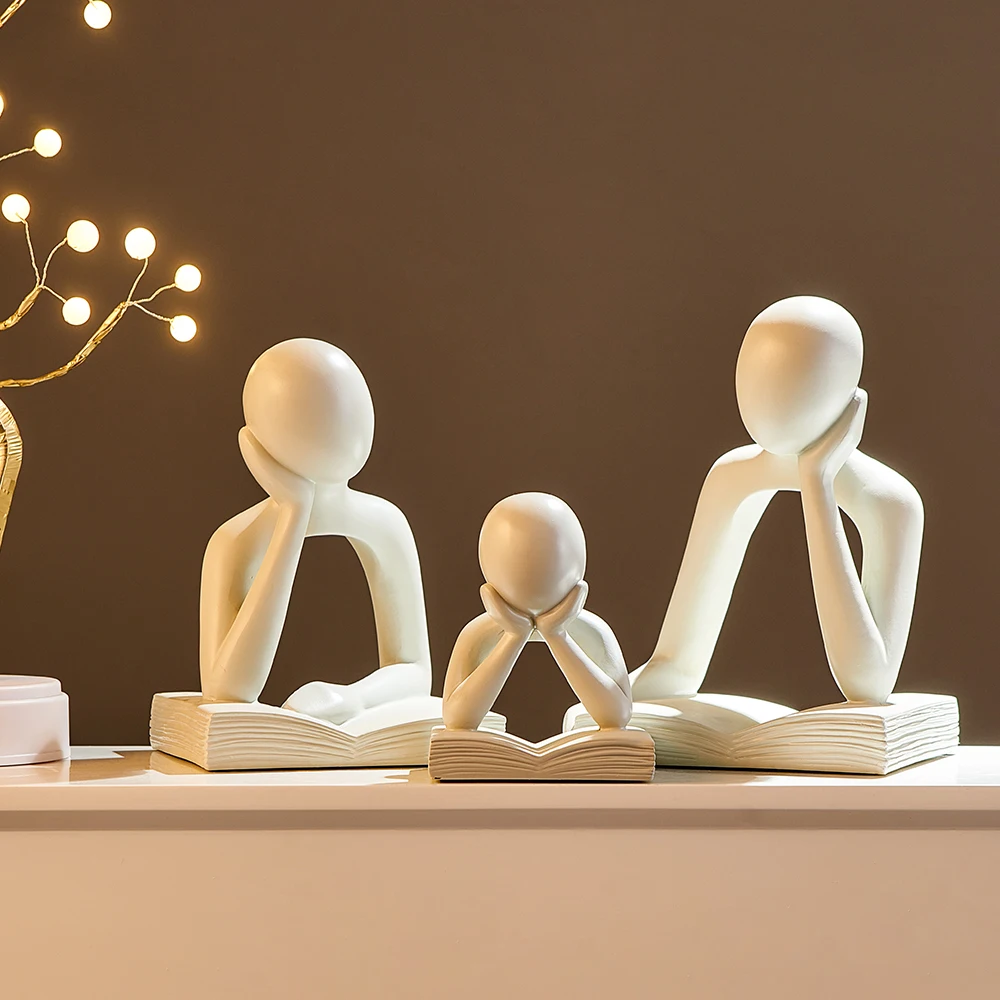Exquisite Reading Family Bookshelf TV Cabinet Office Desktop Decoration Indoor Art Sculpture Crafts Home Living Room Accessories
Exquisite Reading Family Bookshelf TV Cabinet Office Desktop Decoration Indoor Art Sculpture Crafts Home Living Room Accessories
