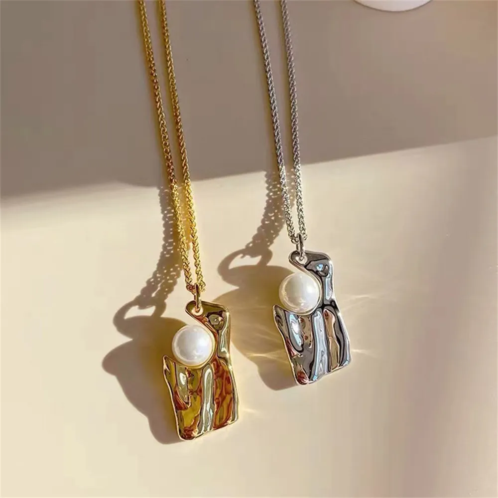 DIY Pearl Mini S925 Sterling Silver Pendant with Empty Holder Gold Silver Necklace Pendant with 8-8.5mm Beads
DIY Pearl Mini S925 Sterling Silver Pendant with Empty Holder Gold Silver Necklace Pendant with 8-8.5mm Beads