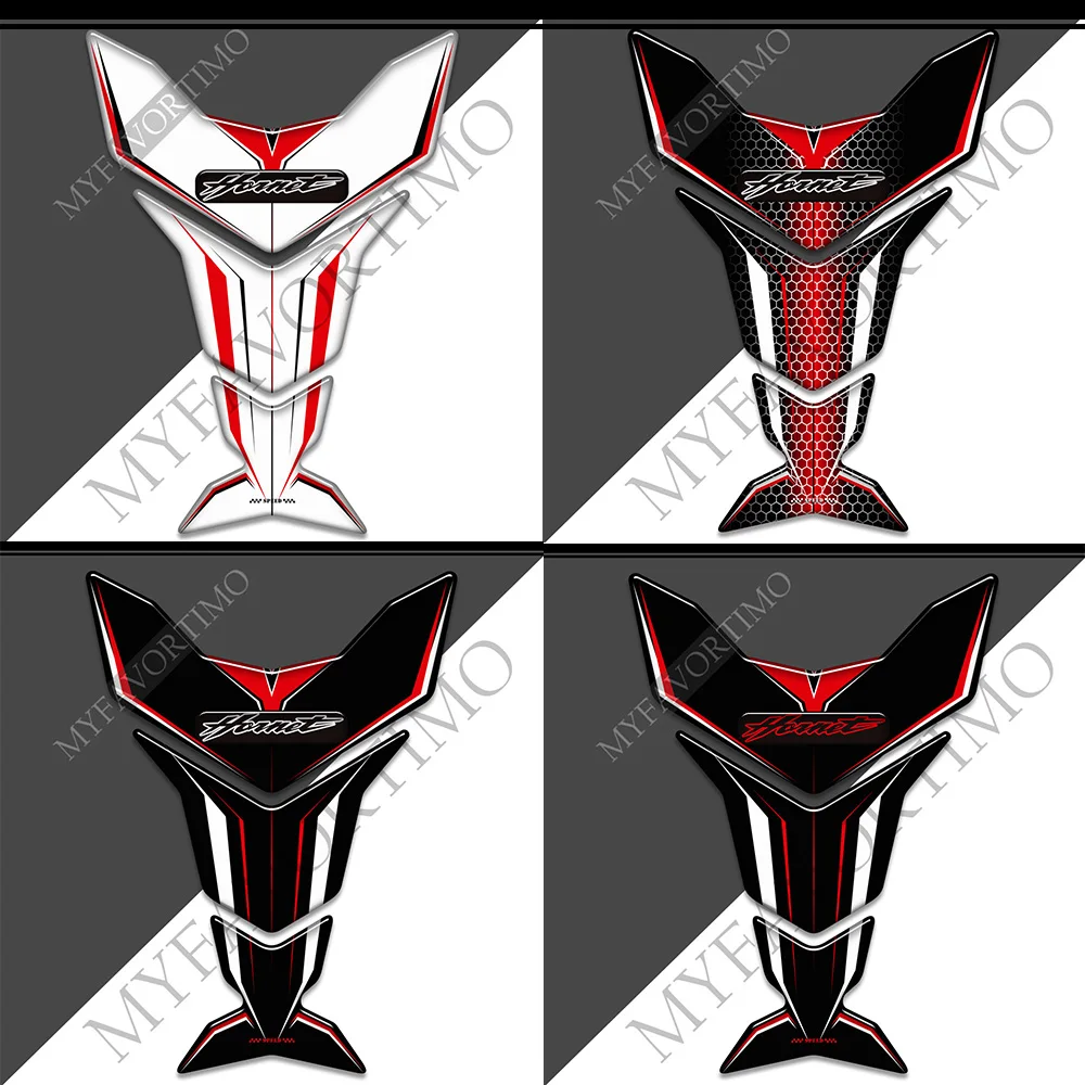 

Tank Pad Protection Decals Stickers Gas Fuel Oil Kit Knee Fish Bone For Honda Hornet 160 919 CB600F CB250F 160R 250 600 900