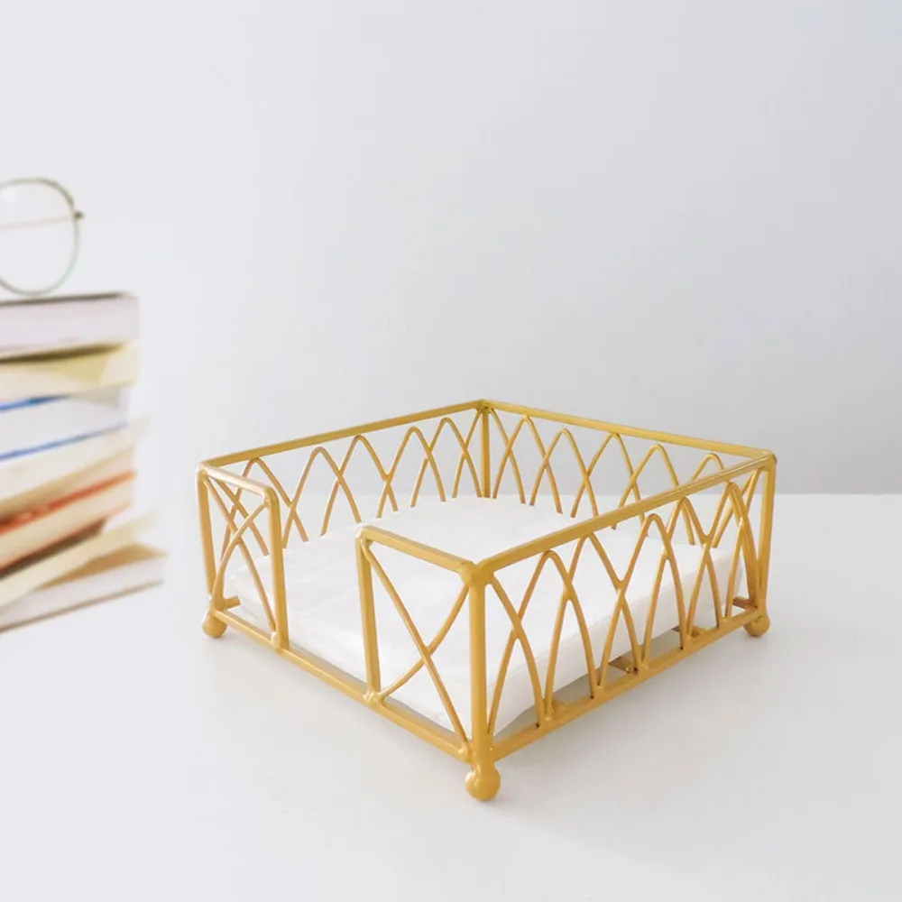Iron Napkin Holder New Gold 7.3 X 7.3 X 3.4 Inches Holders for Paper Square Tabletop Freestanding Tissue Dispenser Napkin
Iron Napkin Holder New Gold 7.3 X 7.3 X 3.4 Inches Holders for Paper Square Tabletop Freestanding Tissue Dispenser Napkin