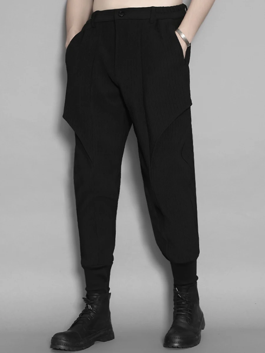Men's Fall New Dark Department Personality Irregular Patchwork Slim Tapered Pants men's nine-point Pants
Men's Fall New Dark Department Personality Irregular Patchwork Slim Tapered Pants men's nine-point Pants