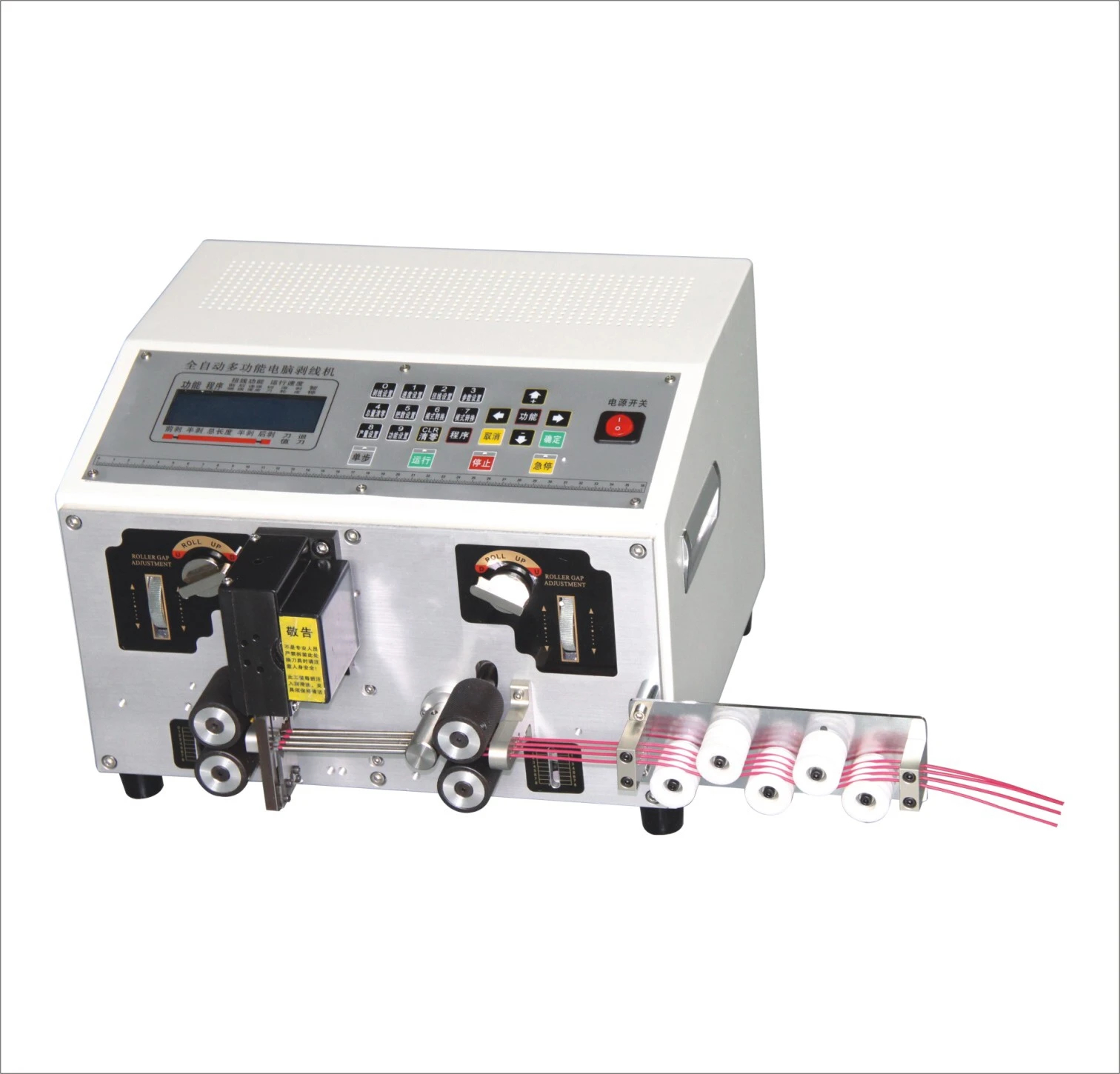 

LA-440 automatic 4 wires wire stripper cutting stripping twisting machine cable manufacturing equipment