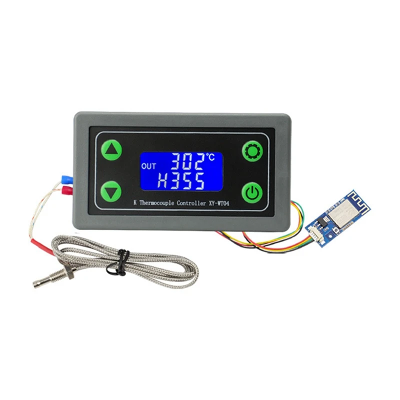XY-WT04-W K Thermocouple High Temperature Controller High Temperature Digital Thermostat -99-999 Degrees
XY-WT04-W K Thermocouple High Temperature Controller High Temperature Digital Thermostat -99-999 Degrees
