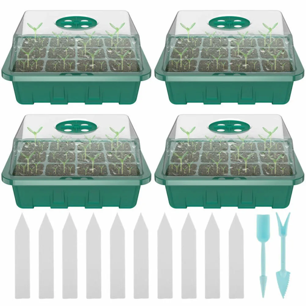 4pcs 12 Nursery Pots Mini Greenhouse 12 Compartments - Indoor Greenhouse Propagation Greenhouse Garden Supplies
4pcs 12 Nursery Pots Mini Greenhouse 12 Compartments - Indoor Greenhouse Propagation Greenhouse Garden Supplies