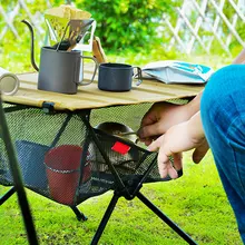 Outdoor Folding Table Net Bag Portable Storage Net Shelf Bag For Picnic Camping Barbecue Lightweight Foldable Desk Bag
Outdoor Folding Table Net Bag Portable Storage Net Shelf Bag For Picnic Camping Barbecue Lightweight Foldable Desk Bag