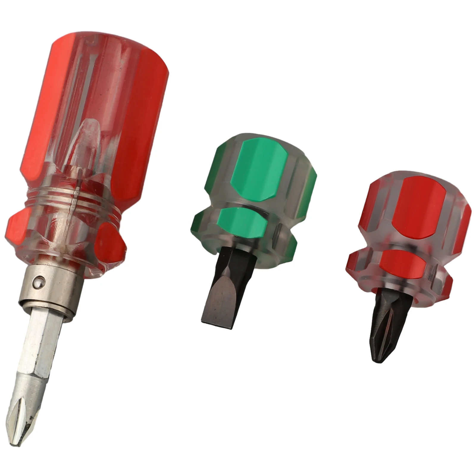 3Pcs Short Screwdriver Flat Head /Cross-Head/2-In-1 Interchangeable Screwdriver Mini Ratchet Screwdriver Hardware Tool
3Pcs Short Screwdriver Flat Head /Cross-Head/2-In-1 Interchangeable Screwdriver Mini Ratchet Screwdriver Hardware Tool