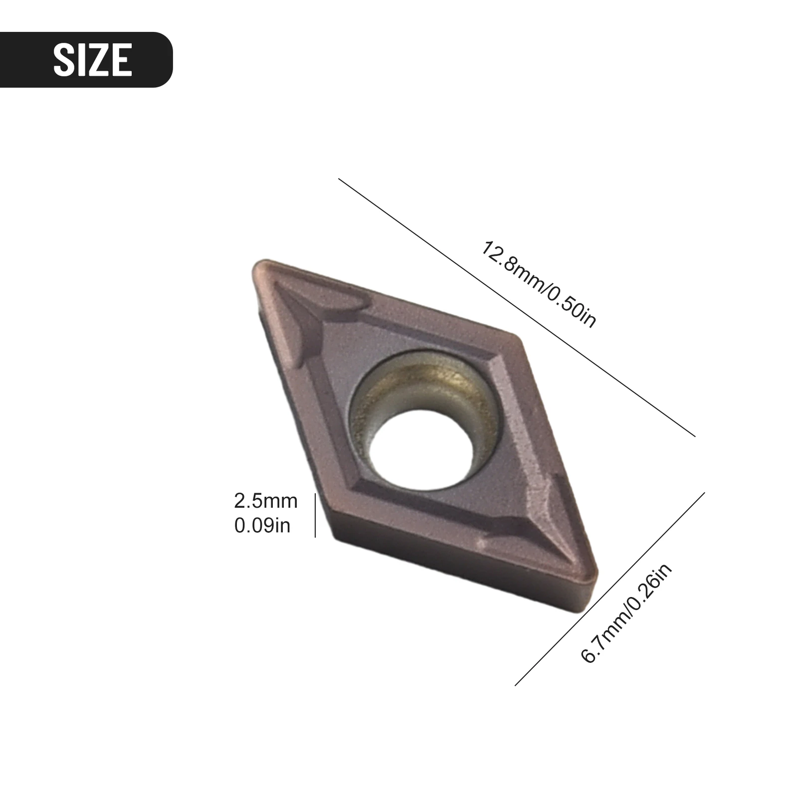 Milling Tool Carbide Inserts For Stainless Steel Lathe Tool Replacement Tools Accessory DCMT070204 SM IC907 Durable
Milling Tool Carbide Inserts For Stainless Steel Lathe Tool Replacement Tools Accessory DCMT070204 SM IC907 Durable