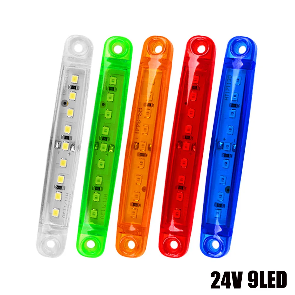 1pc 24V 9 LED Truck Side Marker Indicator Lights Car External Lights Turn Light Clearance Light Car Accessories
1pc 24V 9 LED Truck Side Marker Indicator Lights Car External Lights Turn Light Clearance Light Car Accessories