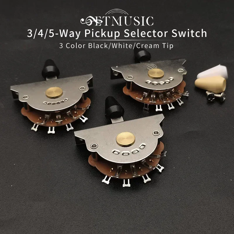 Vintage 3-Way 4-Way 5-Way Guitar Pickup Switch Pickup Selector Guitar Switch Musical Guitar Parts
Vintage 3-Way 4-Way 5-Way Guitar Pickup Switch Pickup Selector Guitar Switch Musical Guitar Parts