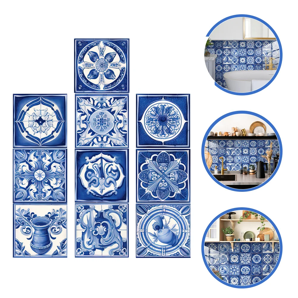 20pcs Tile Stickers Peel And Stick Tiles Moroccan Tiles Decals Self-adhesive Decals
20pcs Tile Stickers Peel And Stick Tiles Moroccan Tiles Decals Self-adhesive Decals