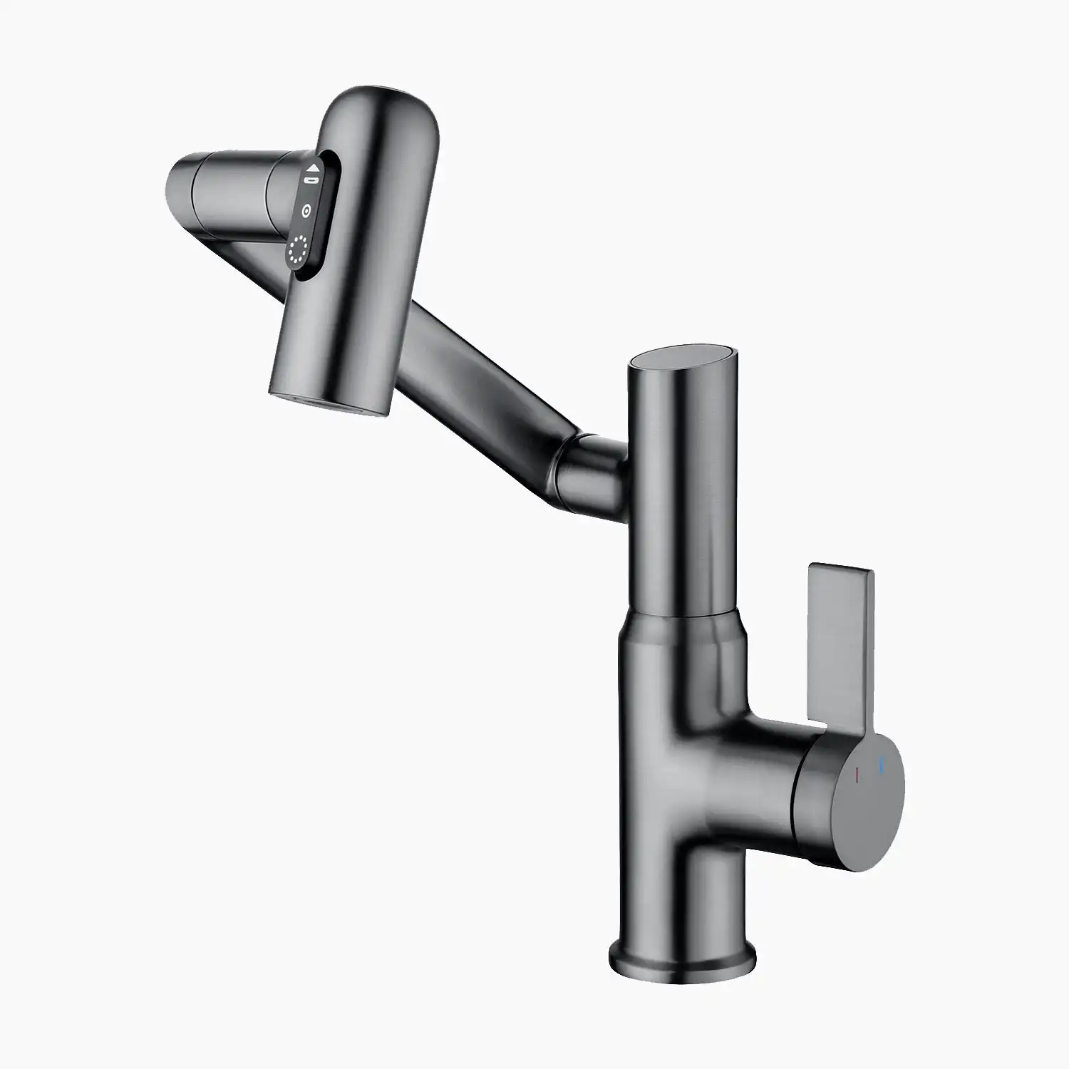 Single-Hole Rotatable Faucet with Temperature Display Pulling lifting Stream Sprayer Hot Cold Water Sink Mixer Tap For Bathroom
Single-Hole Rotatable Faucet with Temperature Display Pulling lifting Stream Sprayer Hot Cold Water Sink Mixer Tap For Bathroom