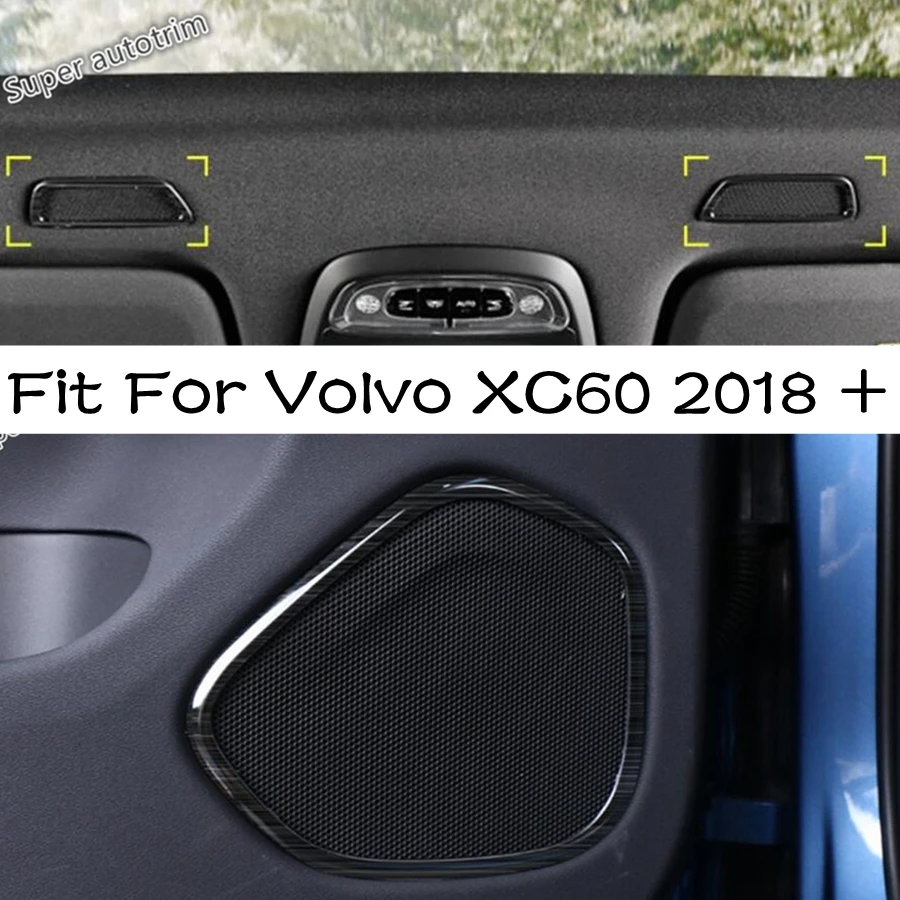 Car Roof Microphone / Side Door Speaker Audio Sound Frame Cover Trim Stainless Steel Accessories Fit For Volvo XC60 2018 - 2021
Car Roof Microphone / Side Door Speaker Audio Sound Frame Cover Trim Stainless Steel Accessories Fit For Volvo XC60 2018 - 2021