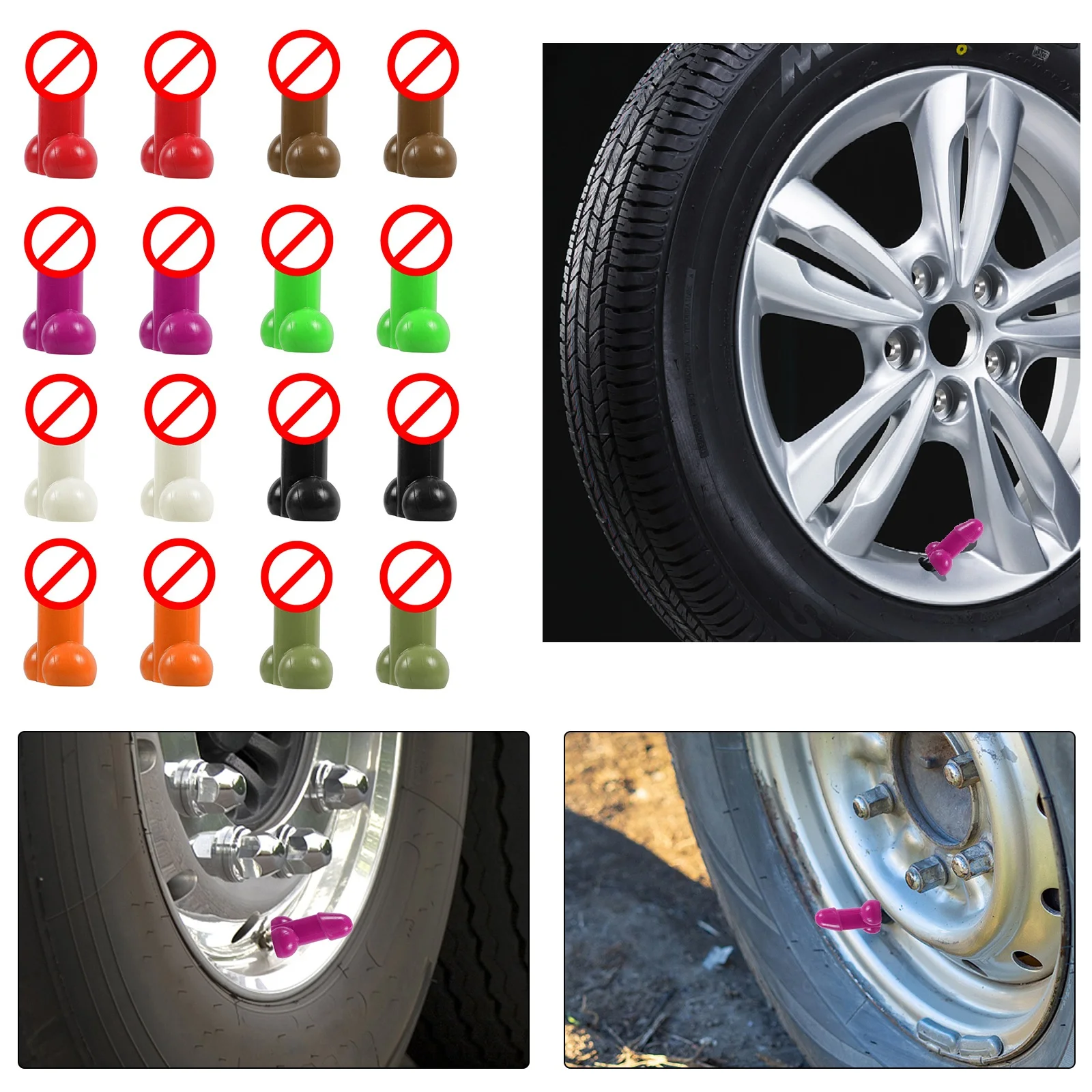 16 Pack Tire Covers Prank Wheel Tire Valve Stem Covers Universal Luminous For Pranks And Does Not Affect Tire Balance
16 Pack Tire Covers Prank Wheel Tire Valve Stem Covers Universal Luminous For Pranks And Does Not Affect Tire Balance