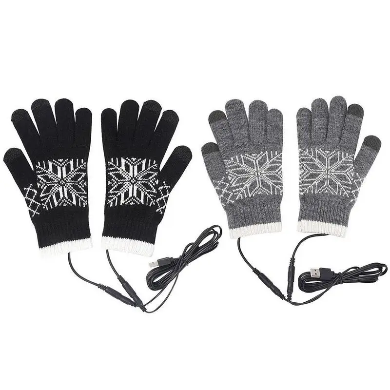 

Electric Heated Gloves Hand Warmer Glove With Screen Touching Function Reliable USB Charging Electric Bike Gloves For Winter