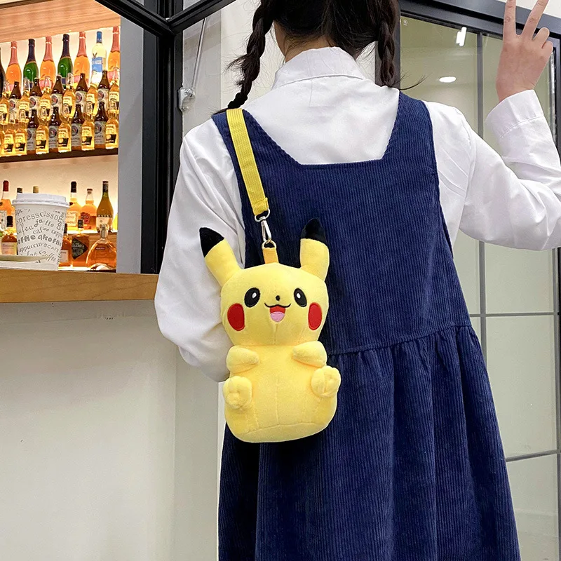 Pokemon Cartoon Pikachu Plush Doll Bag Kids Plush Toy Kawaii Purse Messenger Bag Anime Plushie Child Gift
Pokemon Cartoon Pikachu Plush Doll Bag Kids Plush Toy Kawaii Purse Messenger Bag Anime Plushie Child Gift