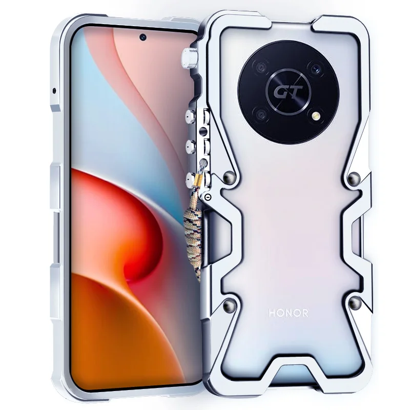 Бронированный винт металлическая рамка противоударный чехол для Huawei Honor X40 GT алюминиевый бампер чехлы
Бронированный винт металлическая рамка противоударный чехол для Huawei Honor X40 GT алюминиевый бампер чехлы
