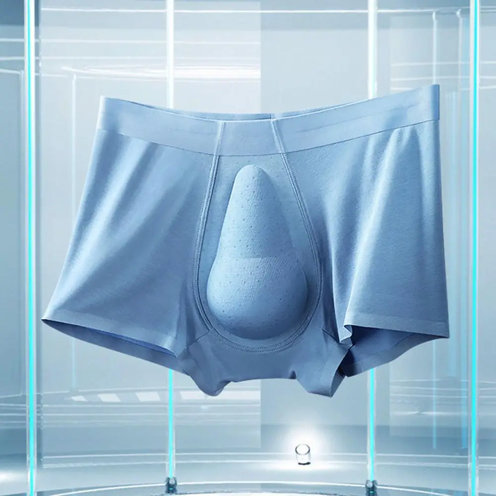 

Men Underwear Premium Seamless Men's Boxers U Convex Design Wide Waistband Breathable Moisture-wicking Underwear for Comfort Men