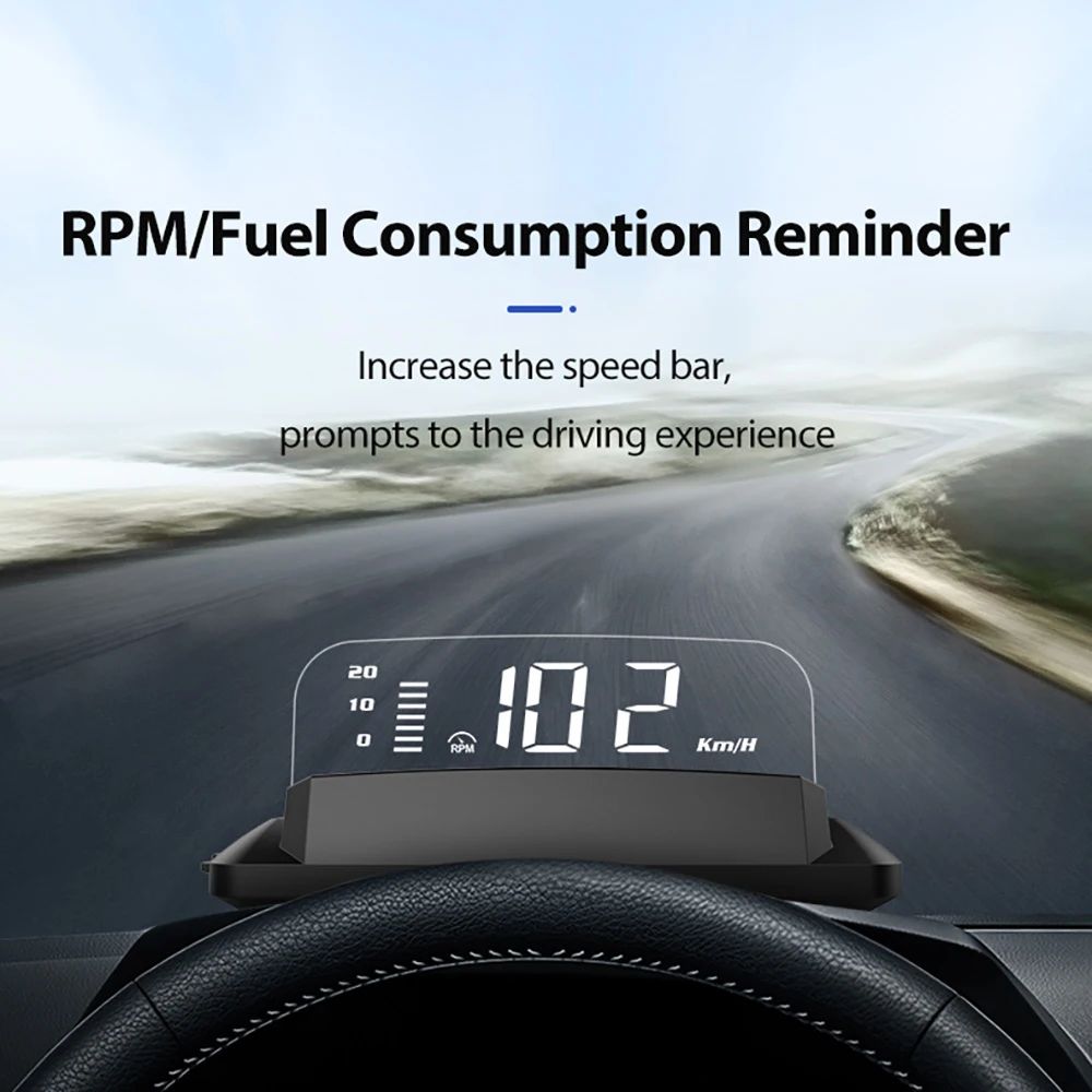 2023 New HUD Mirror Head Up Display OBD2 Speed Projector Overspeed RPM Voltage Speedometer KM/H & MPH Horizontal Display
2023 New HUD Mirror Head Up Display OBD2 Speed Projector Overspeed RPM Voltage Speedometer KM/H & MPH Horizontal Display