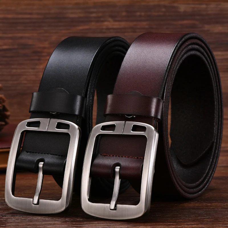 Men Genuine Leather Belt Metal Pin Buckle Waistband Casual Jean Women Classical Dress Waistband Jeans Accessories
Men Genuine Leather Belt Metal Pin Buckle Waistband Casual Jean Women Classical Dress Waistband Jeans Accessories