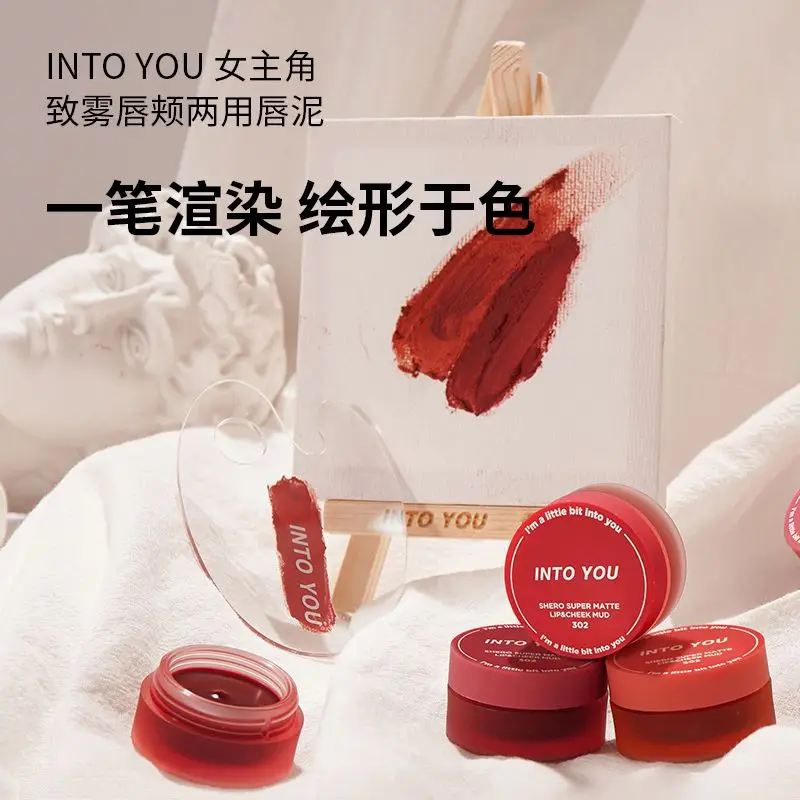 Into You Lip Mud Canned Matte Finish Velvet Lip Gloss Women's Team Color Nonstick Cup Moisturizing Small Portable Lipstick
Into You Lip Mud Canned Matte Finish Velvet Lip Gloss Women's Team Color Nonstick Cup Moisturizing Small Portable Lipstick