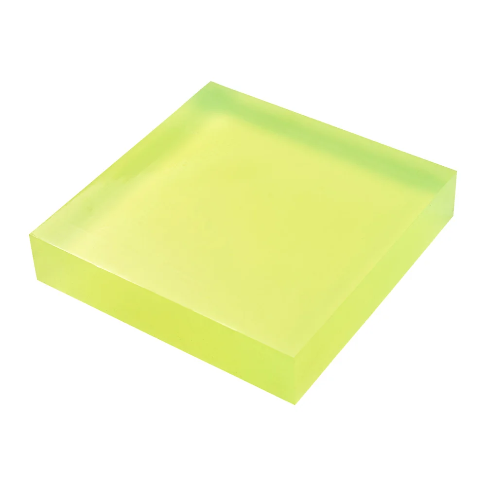 10x10x2cm Polyurethane Square PU Damping Plate,Die Cutter Plate, Beef Tendon Plate, Die Cushion Elastic Rubber Sheet Gold Color
10x10x2cm Polyurethane Square PU Damping Plate,Die Cutter Plate, Beef Tendon Plate, Die Cushion Elastic Rubber Sheet Gold Color
