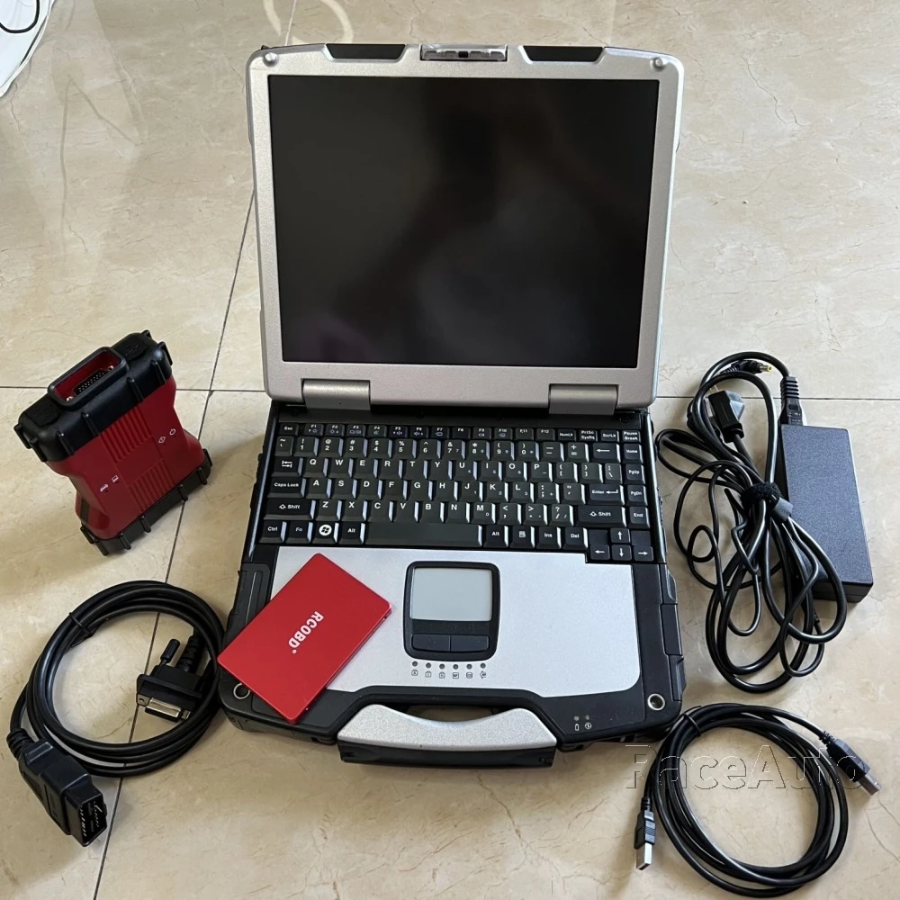 

VCM2 2 in 1 for F-ord and for M-azda IDS V128 HDD/ SSD Diagnostic Tool VCM II full cables with CF31 i5 laptop software installed